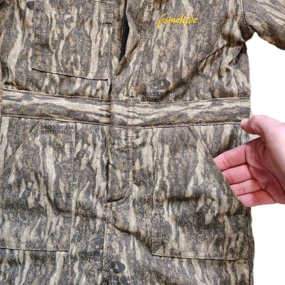 Boys Mossy Oak Gamehide Camo Insulated Coveralls One Piece Size 2T - Picture 3 of 13